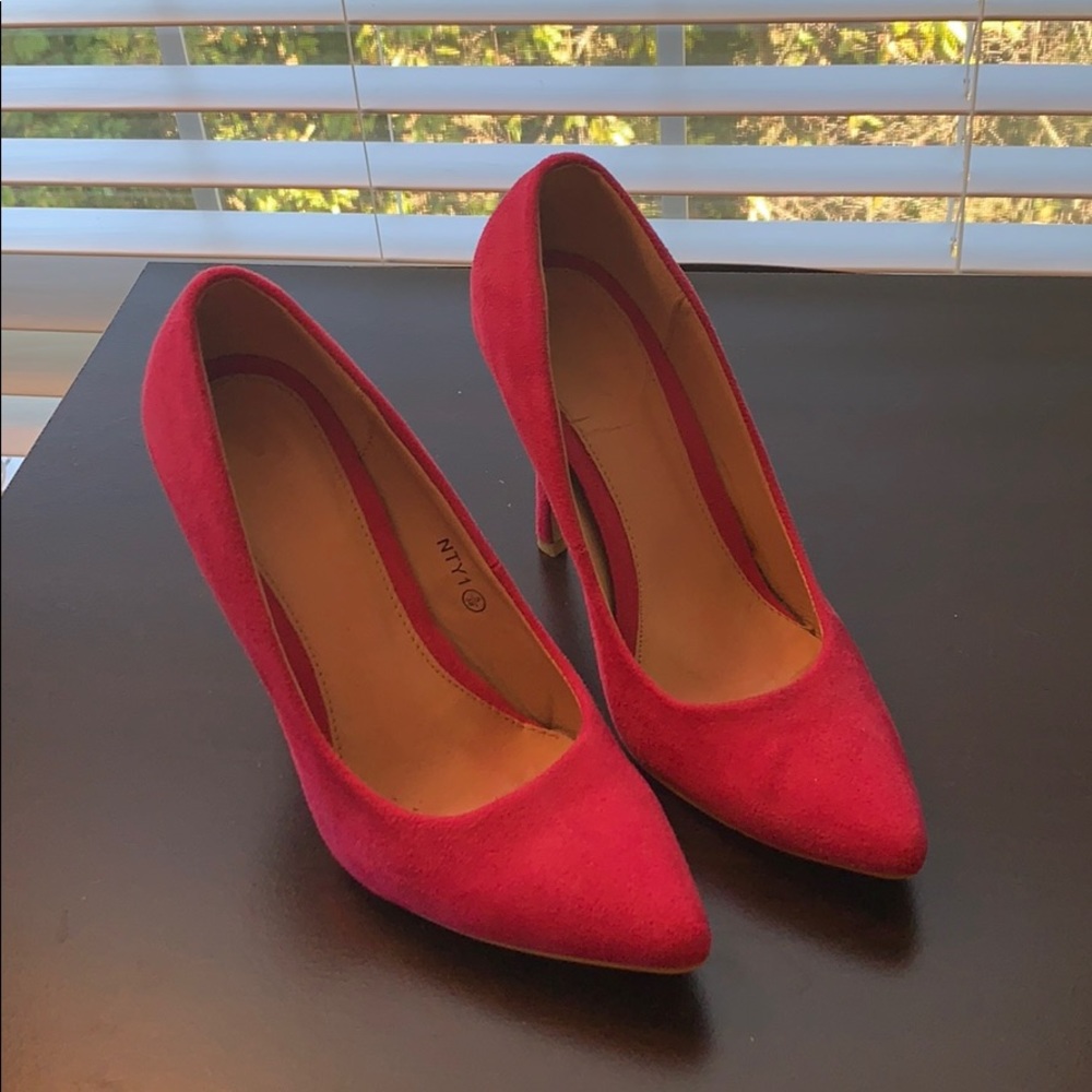 Hot pink heels
